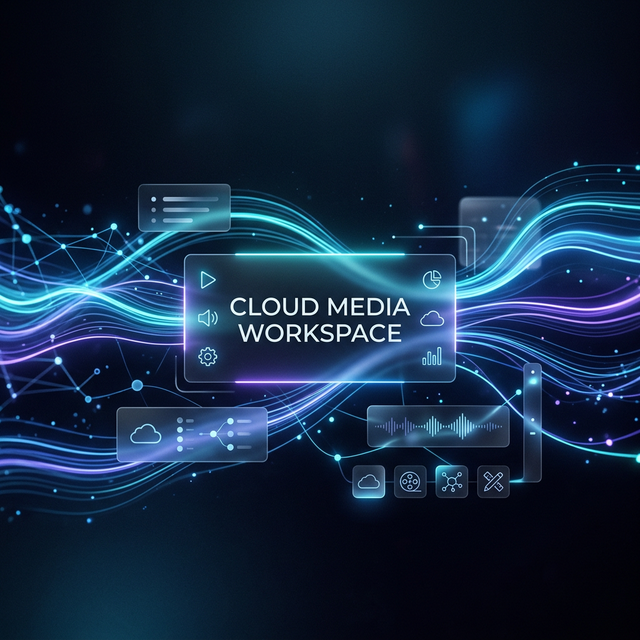 Abstract media background